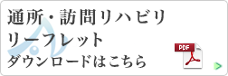 通所・訪問リハビリリーフレット　ダウンロードはこちら　医療法人社団　あおい會